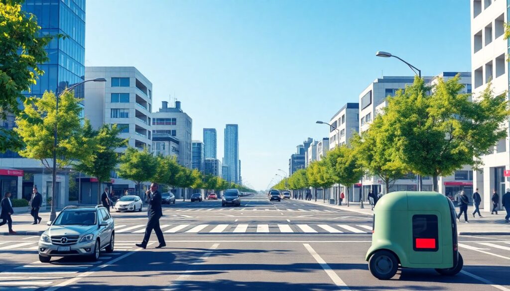 Автономные сервисы в умных городах - иллюстрация