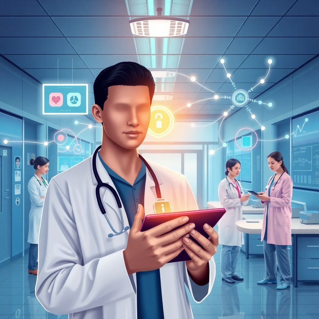 Digital health records secured by Ai and blockchain technologies