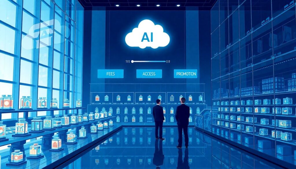 Blockchain-based AI model marketplaces - иллюстрация