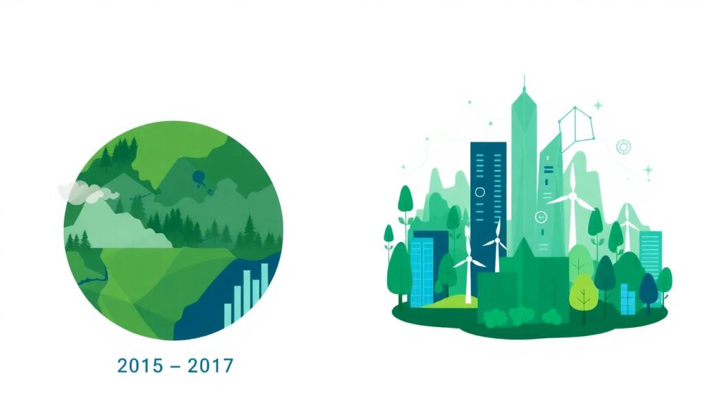 AI and blockchain for environmental monitoring and protection - иллюстрация