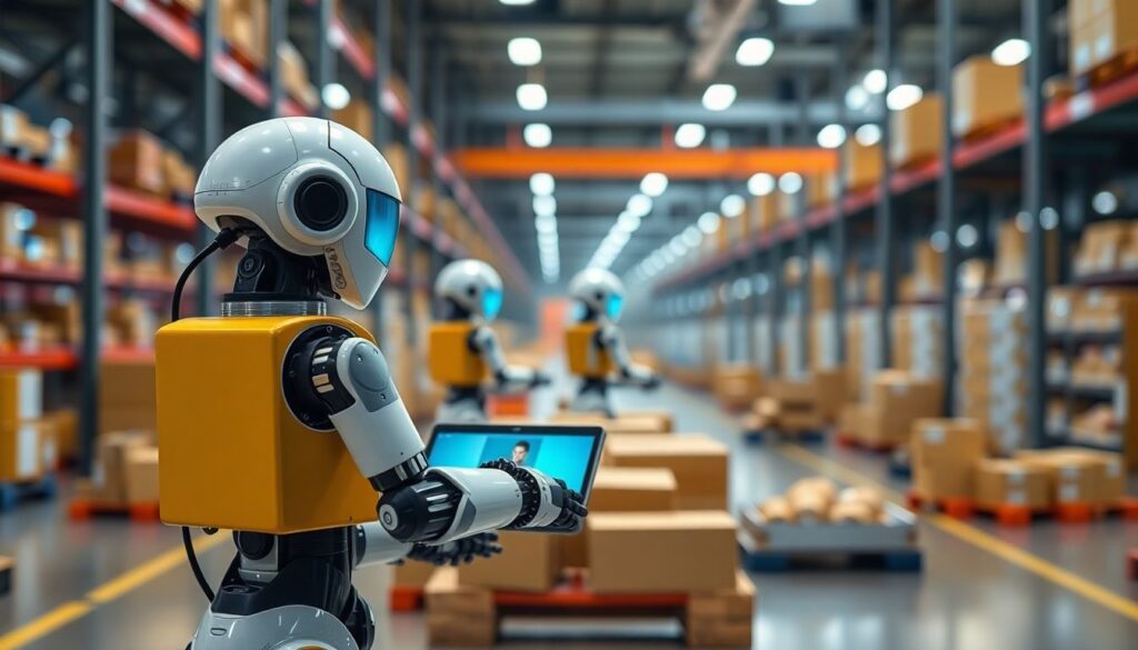 Как автономные роботы улучшают логистику вечной цепи - иллюстрация