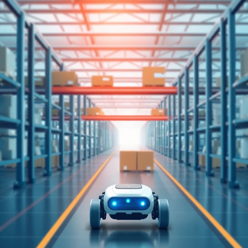 Автономные роботы в логистике улучшают эффективность вечной цепи поставок
