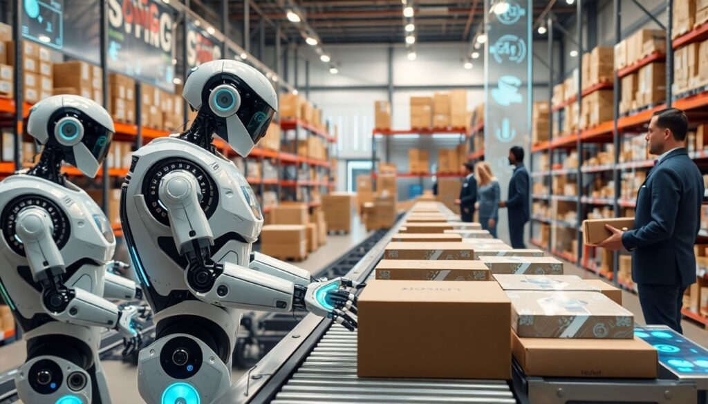 Автономные решения в розничной торговле и логистике - иллюстрация