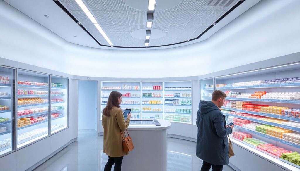 Автономные решения в розничной торговле и логистике - иллюстрация