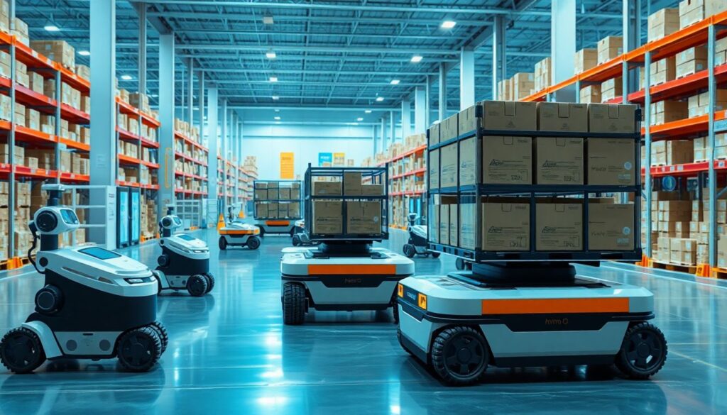 Автономные решения в розничной торговле и логистике - иллюстрация