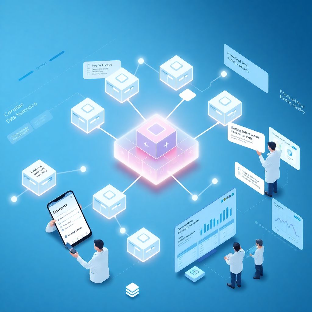 Healthcare data on blockchain: ensuring privacy and consent with Ai