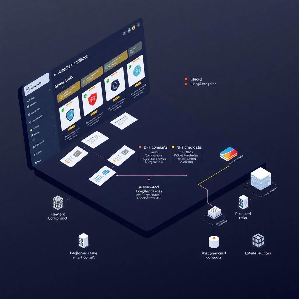 Smart contract marketplaces and automated compliance in digital asset trading