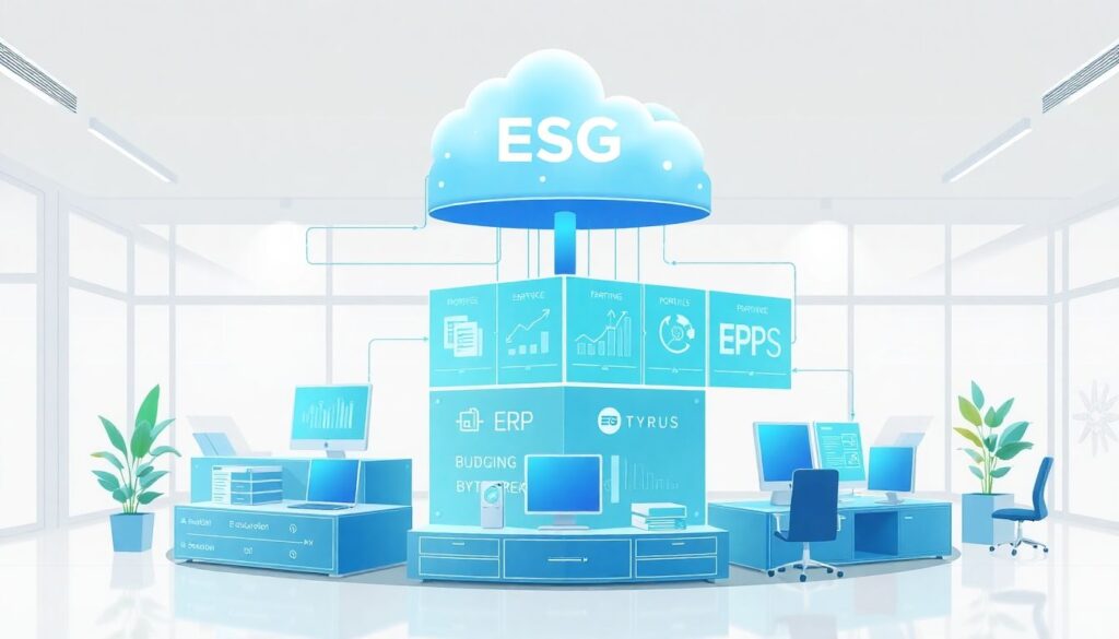 and governance (ESG) automation - иллюстрация