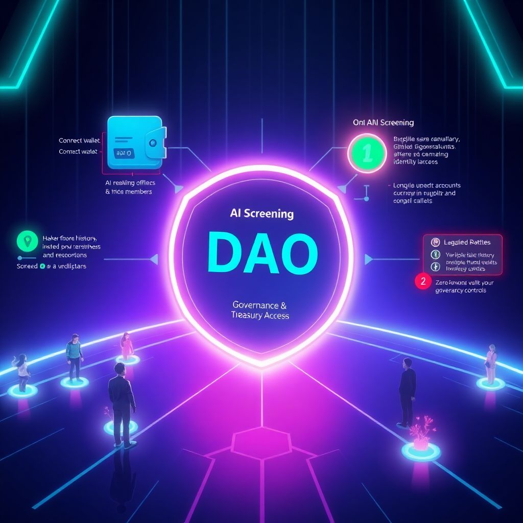 Dao member onboarding with ai-assisted screening for smarter governance