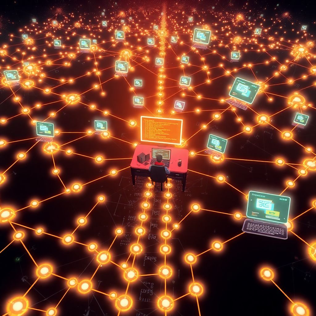 Autonomous content distribution on decentralized networks for resilient delivery