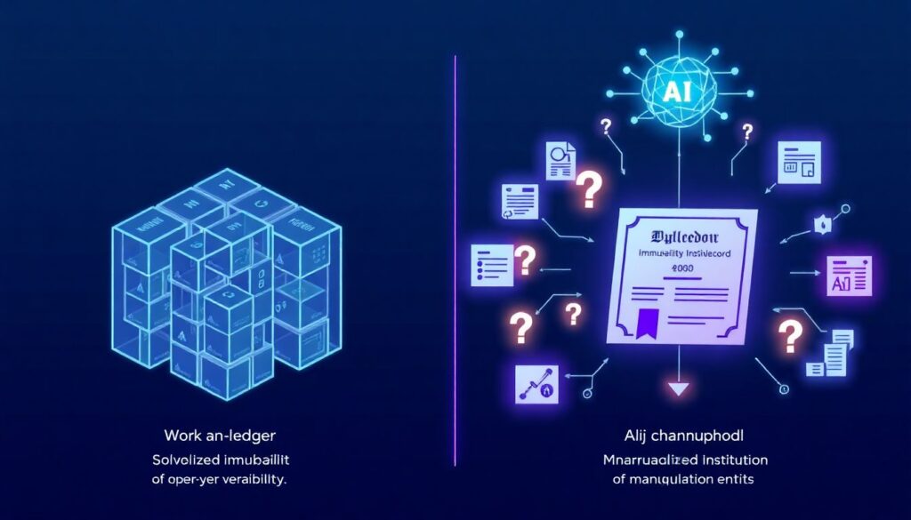Blockchain-based education credentials with AI validation - иллюстрация