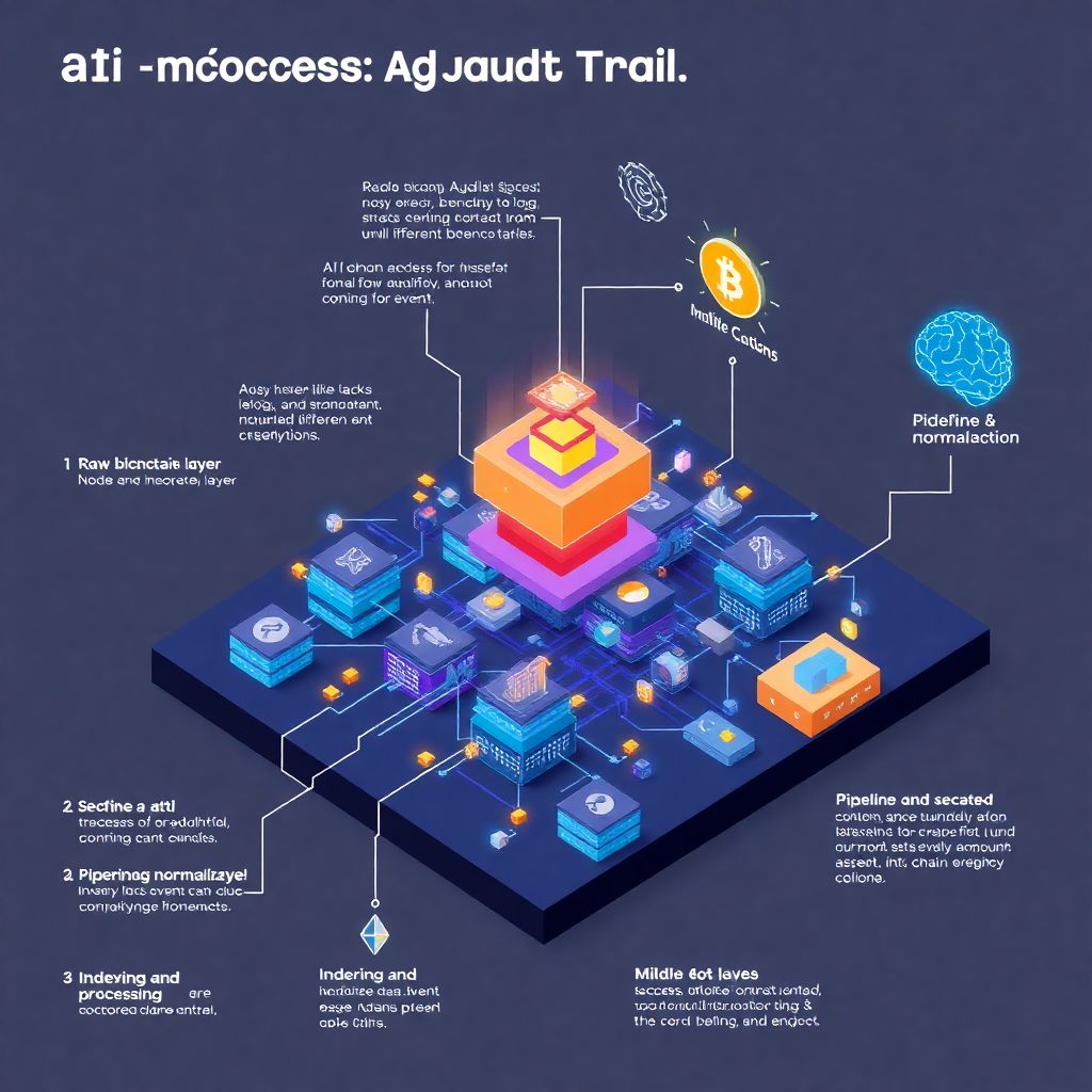 Ai-assisted audit trail generation on blockchains for secure transparent records