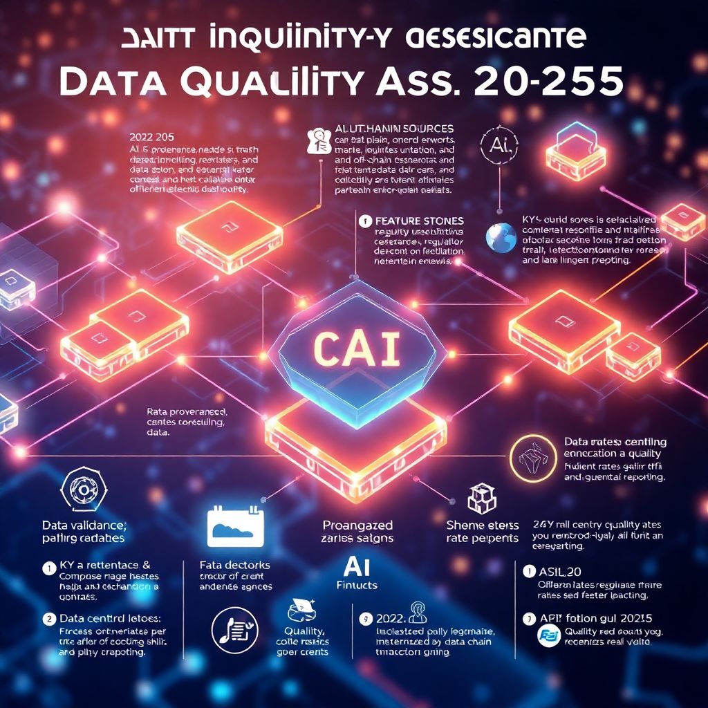 Ai-driven data quality assurance for ai-on-blockchain apps