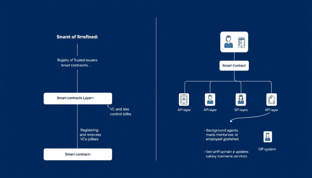 Autonomous orchestration of digital identities on blockchains - иллюстрация