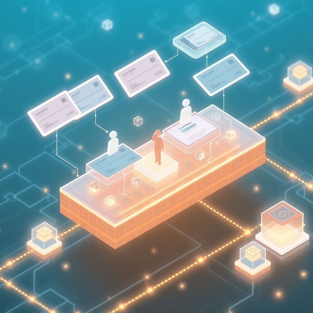 Autonomous orchestration of digital identities on blockchains for secure web3