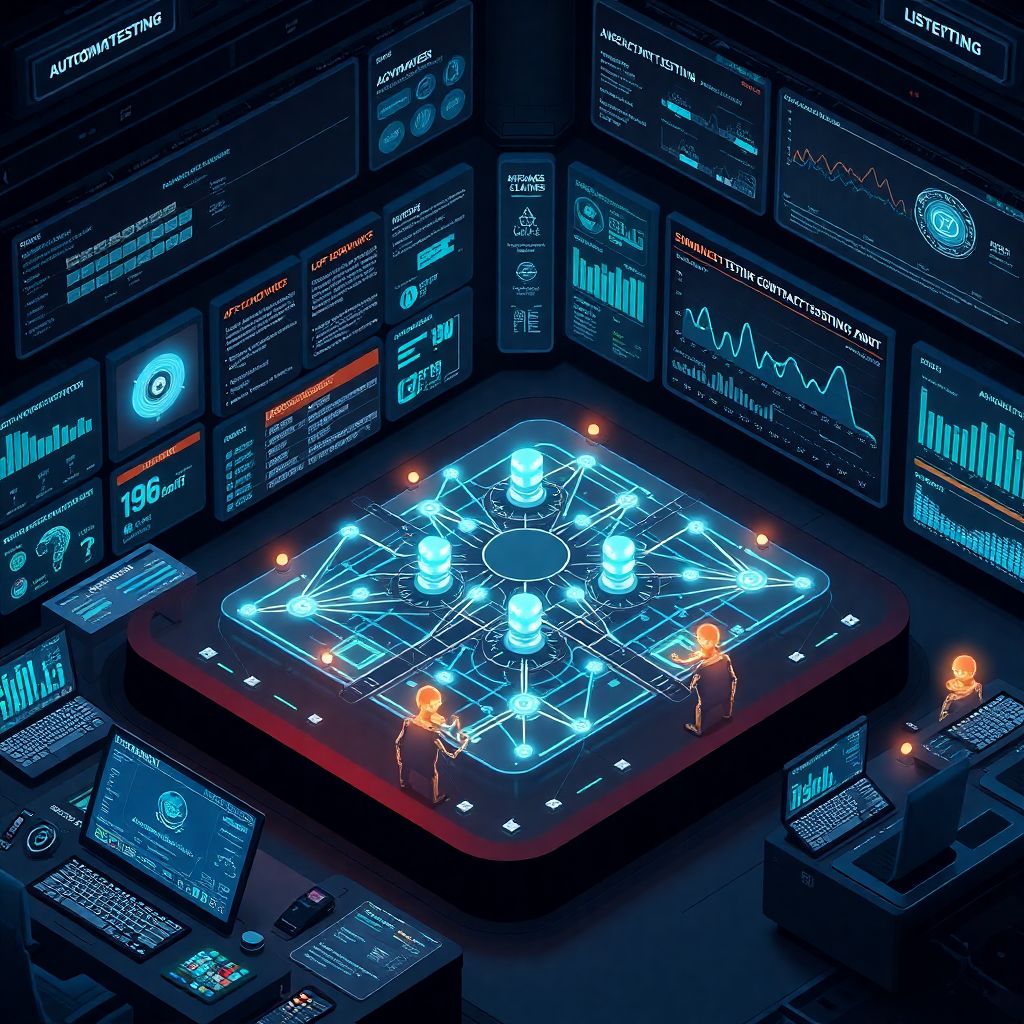 Autonomous testing environments for decentralized systems: design and best practices