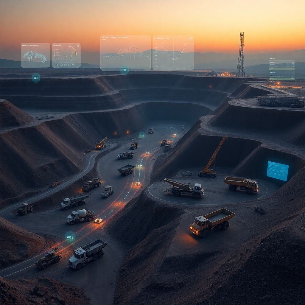 Autonomous optimization of mining operations with Ai for higher efficiency