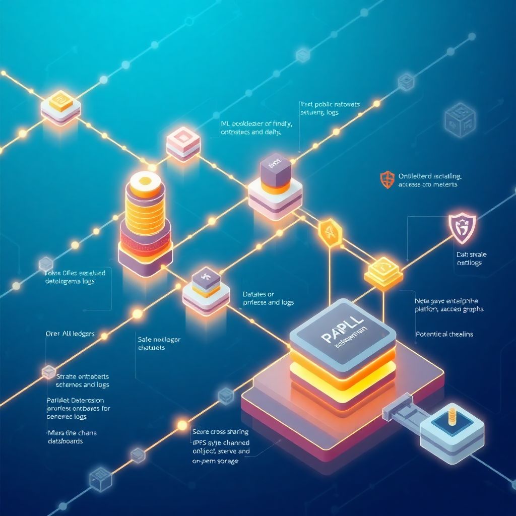 Blockchain interoperability for Ai interoperability standards and secure data exchange