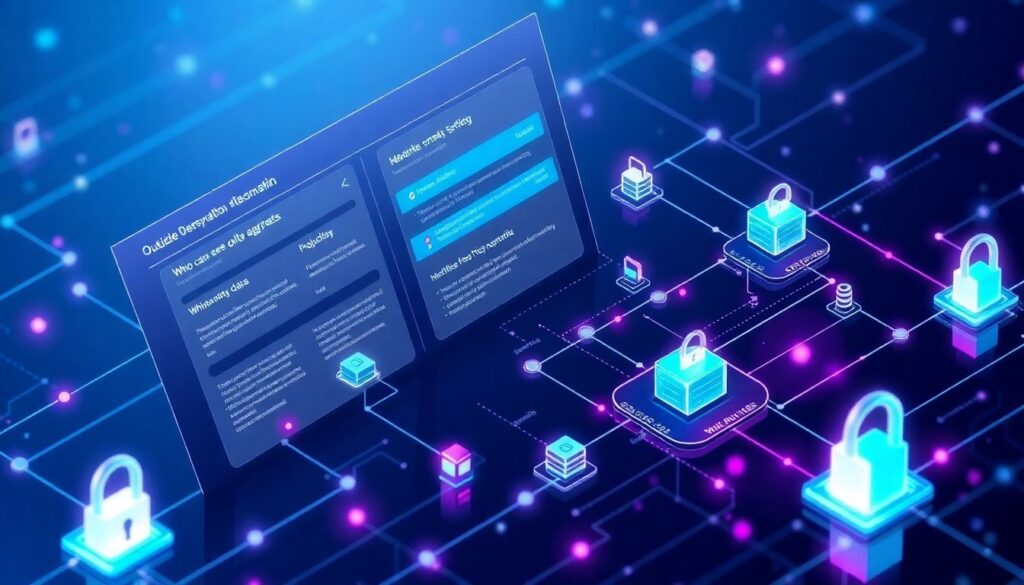 Autonomous data governance for enterprise blockchains - иллюстрация