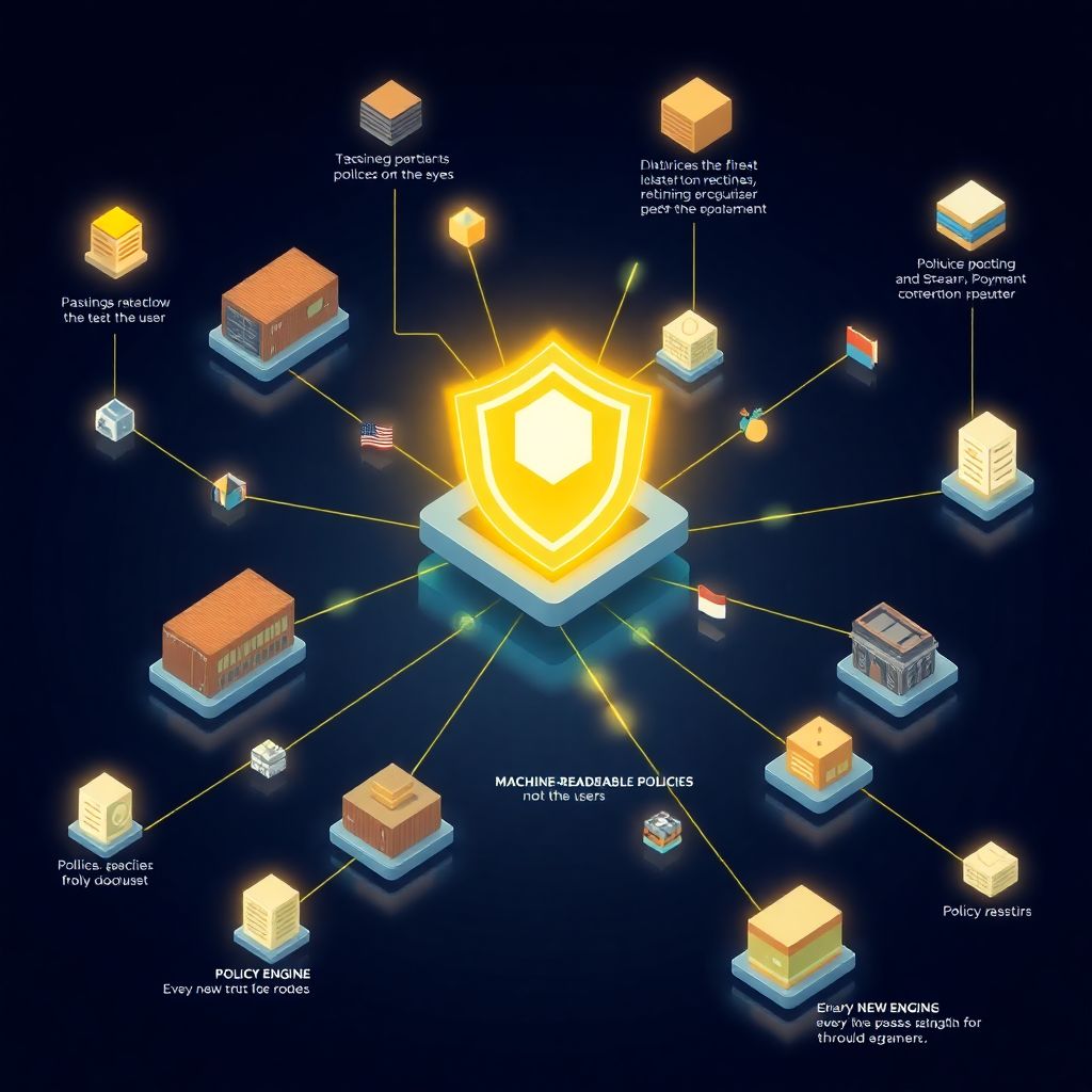 Autonomous data governance for enterprise blockchains: ensuring control, security and trust