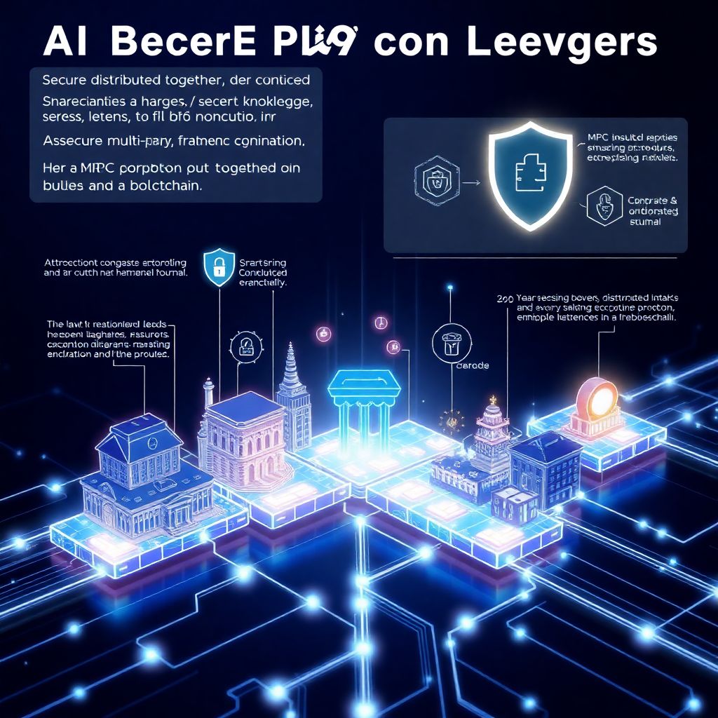 Ai-enabled secure multi-party computation on ledgers for confidential data sharing