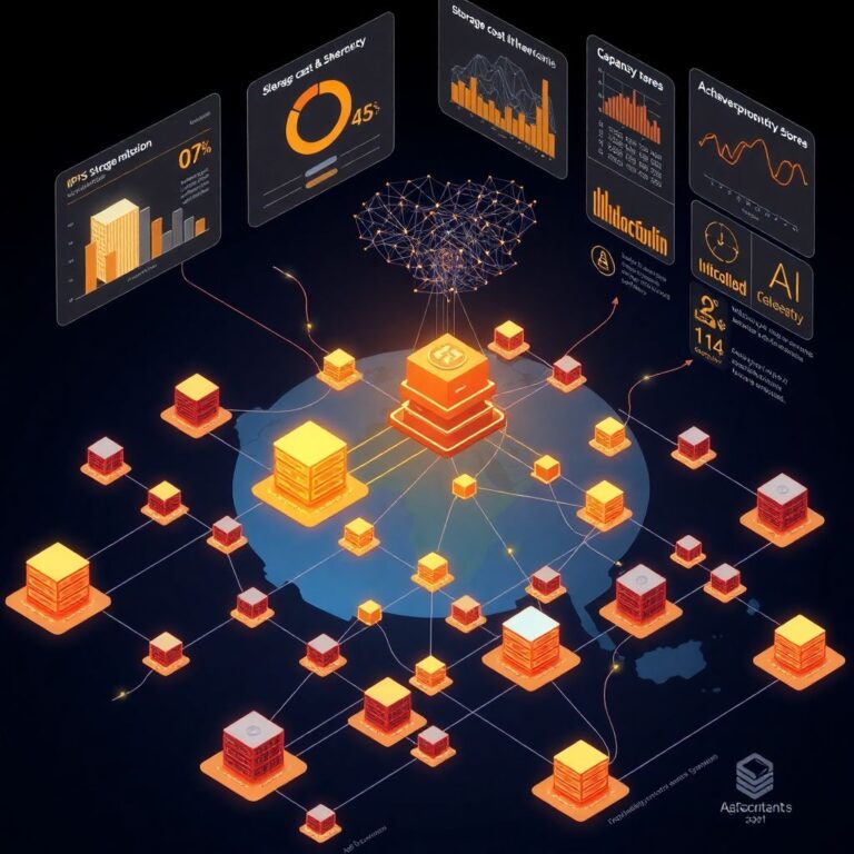 Ai-enabled optimization of decentralized storage networks for performance and cost