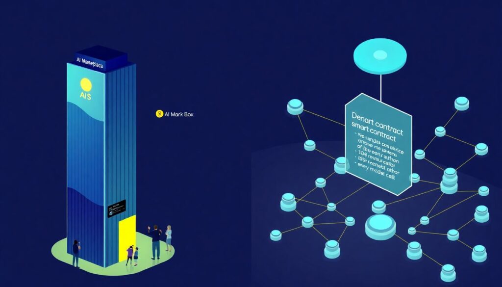 Decentralized AI marketplaces and governance models - иллюстрация