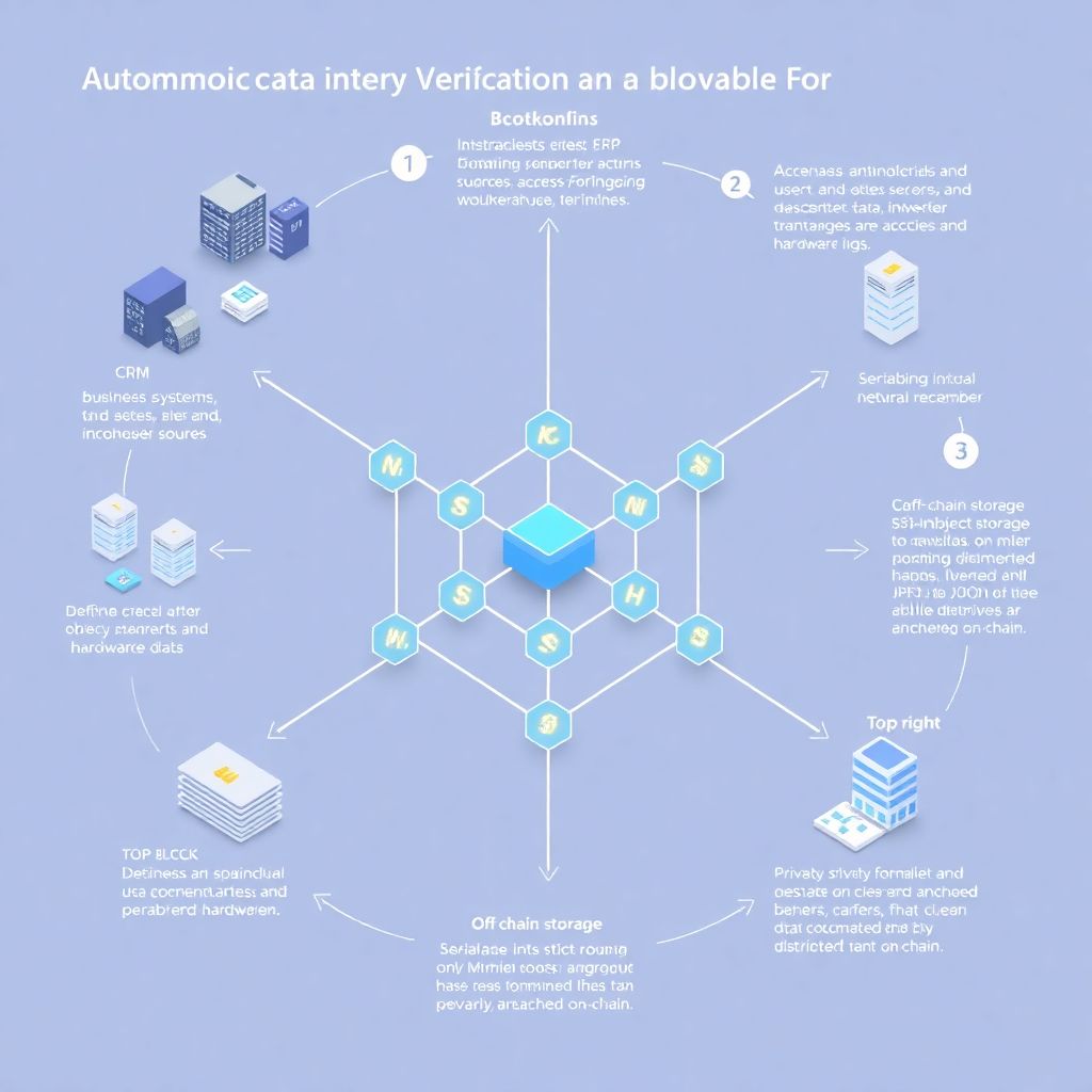 Autonomous data integrity verification on blockchains: methods and applications