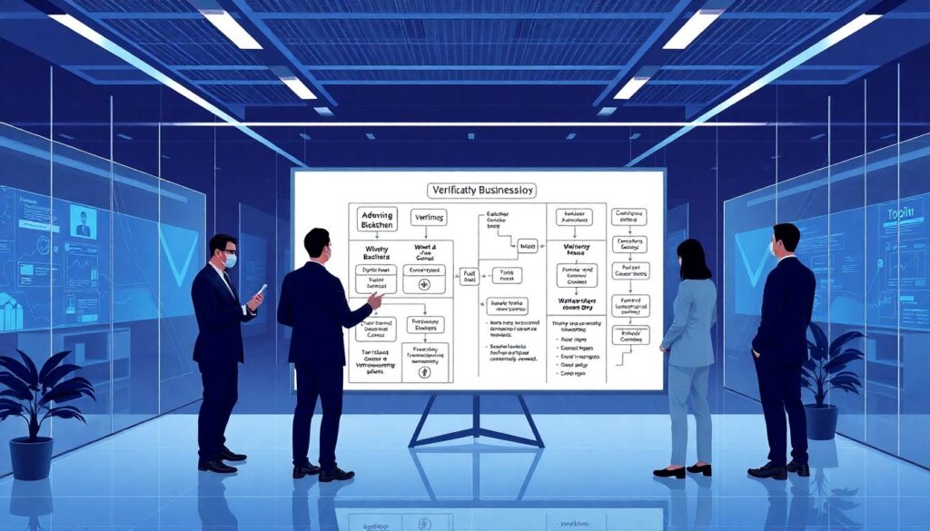 Blockchain-powered digital credentials with AI verification - иллюстрация