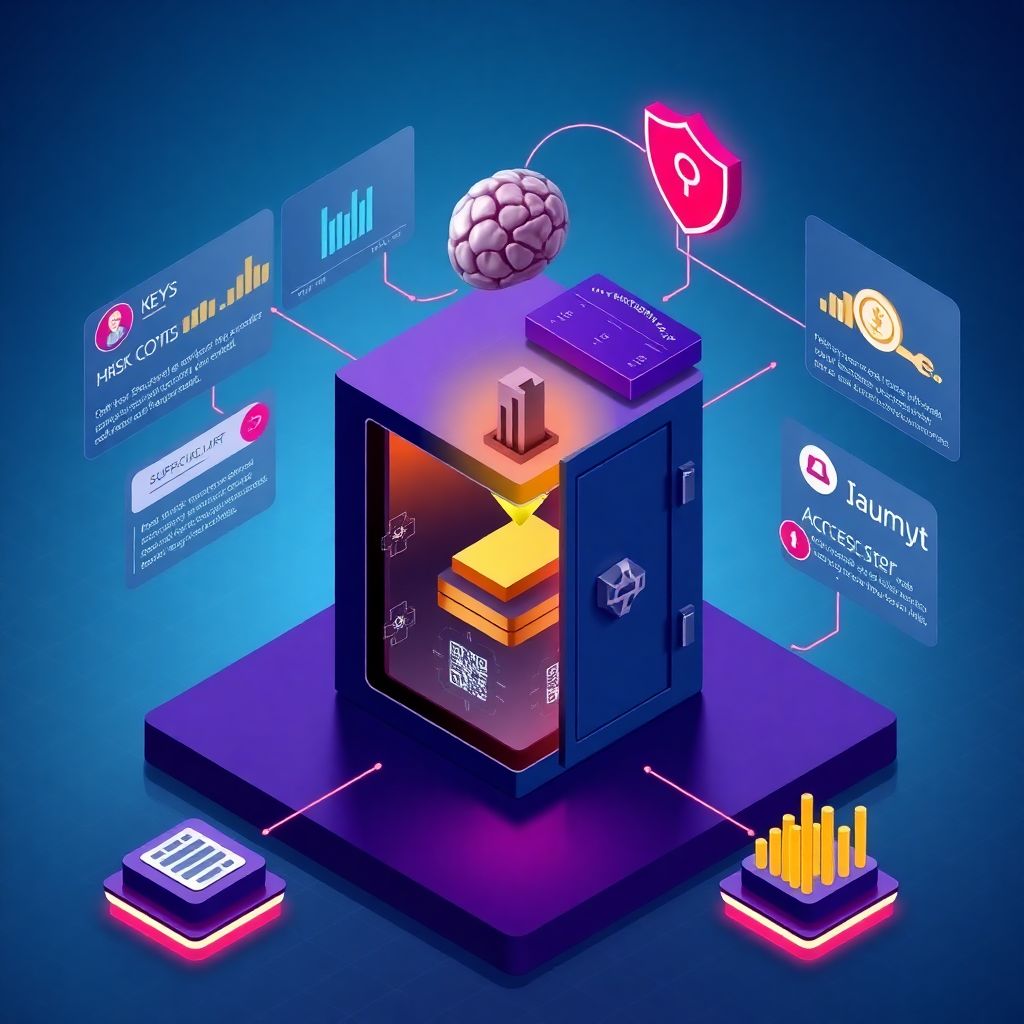 Digital asset custody with autonomous risk controls for secure institutions